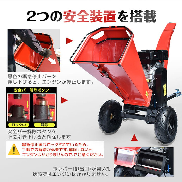 楽天市場】☆10/30限定！10％オフクーポン☆エンジン式 粉砕機 最大  
