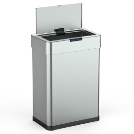 ゴミ箱 センサー付き フタ付き 自動開閉 タッチ操作 電池 50L 45L袋 大型 大容量 ダストボックス 分別 ニオイ対策 ステンレス スリム キッチン リビング トイレ オフィス 一人暮らし おしゃれ sg246