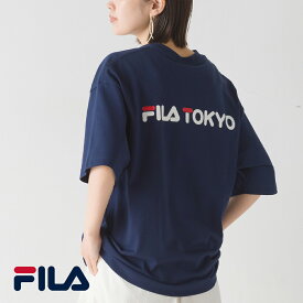 【FILA】フィラ クルーネックシャツ FM9841 レディース Tシャツ Sサイズ Mサイズ 半袖 トップス カジュアル コットン 綿【■】