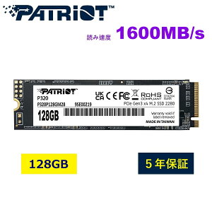 Patriot Memory P320 128GB M.2 2280 PCIe Gen3x4 NVMe SSD_Internal Solid State Drive_^/m[gp\R m[gPC _P320P128GM28