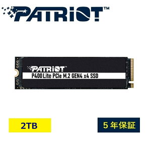 Patriot Memory P400 Lite 2TB M.2 2280 PCIe Gen4 x4 NVMe SSD_Internal Solid State Drive_^/^ubg m[gp\R m[gPC _P400LP2KGM28H