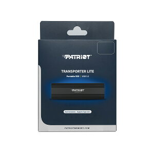 Patriot Memory |[^uSSD TRANSPORTER Lite 512GB 1TB 2TB USB 3.2 Gen2 Type-A Type-C 2 in 1 P[ut  ǂݏx 1000MB/s f[^]  A~VF portable SSD e g Xg[W Windows M