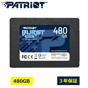 Patriot Memory SSD 480GB Burst Elite SATA3 Internal 2.5" ^SSD 2.5C` m[gp\R m[gPC fXNgbv ubN_PBE480GS25SSDR