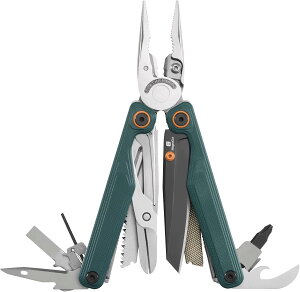 LEATHERMAN (���U�[�}��) �}���`�c�[�� Wave Alpha 18�@�\ MagnaCut���n G10�n���h�� 25�N�ۏ� �o�R �ނ� �A�E�g�h�A �J�X�P�[�f�B�A�iCascadia�j