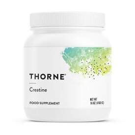 Thorne (ソーン) クレアチンサプリメント クレアチンモノハイドレート NSFスポーツ認証 パウダー 450g 1個セット 【合計450g/90回分】
