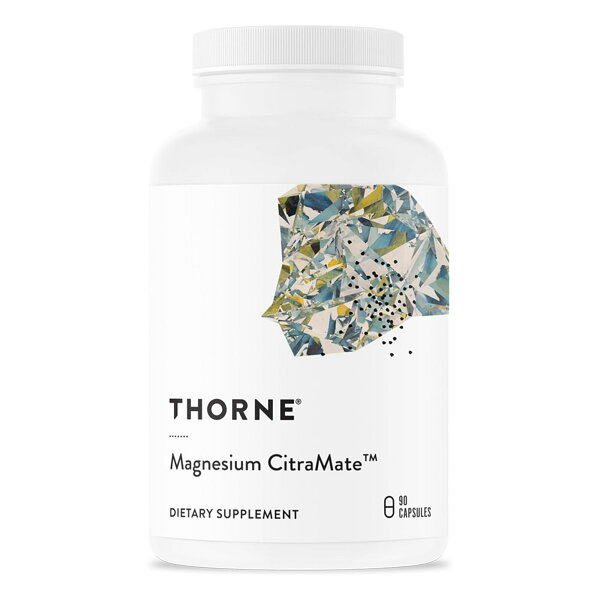 Thorne ソーン クエン酸マグネシウム CitraMate マグネシウム クエン酸・リンゴ酸配合 90カプセル ミネラル サプリ サプリメント 栄養補助食品 海外サプリ アメリカ 健康維持