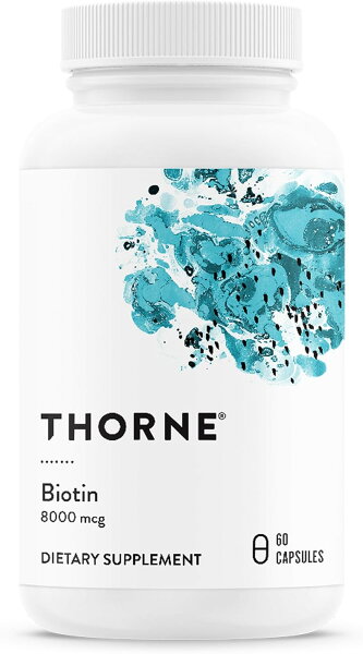 Thorne ソーン ビオチン8 ビオチン ビタミンB7 8mg 60カプセル 美容 サプリ サプリメント 栄養補助食品 海外サプリ アメリカ 健康維持