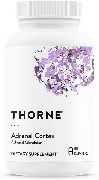 Thorne ソーン アドレナルコーテックス 牛由来エキス配合 60カプセル サプリ サプリメント 栄養補助食品 海外サプリ アメリカ 健康維持