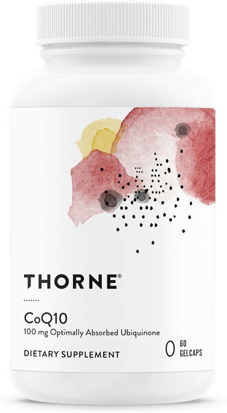 Thorne ソーン CoQ10 コエンザイムQ10 100mg ユビキノン 60ジェルカプセル 美容 サプリ サプリメント 栄養補助食品 海外サプリ アメリカ 健康維持