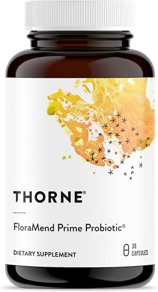Thorne ソーン フローラメンドプライム プロバイオティクス 乳酸菌 耐酸性ブレンド 30カプセル 菌活 腸活 サプリ サプリメント 栄養補助食品 海外サプリ アメリカ 健康維持