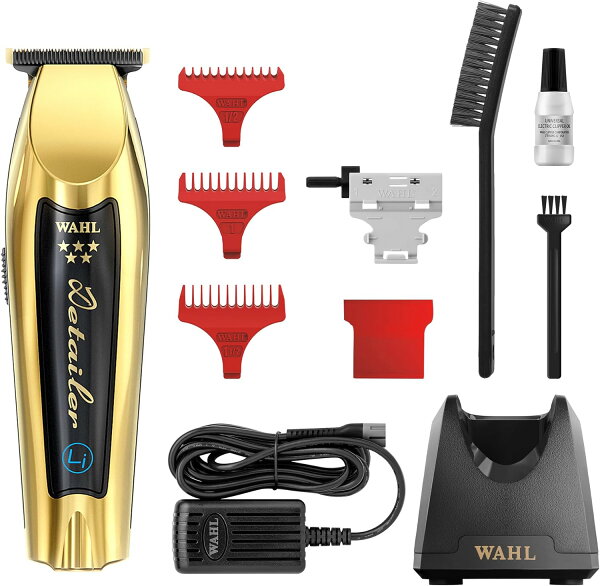 WAHL ウォール 5スター Gold Detailer Li ゴールドディテイラー トリマー コードレス バリカン 電動バリカン フェード 高耐久刃 散髪 セルフカット 業務用 プロ用 理容 美容師 床屋 サロン メンズ