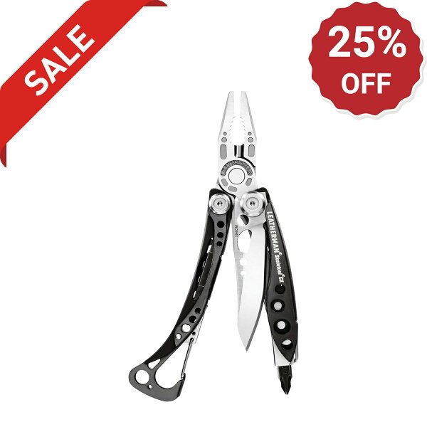 LEATHERMAN レザーマン SKELETOOL CX スケルツール マルチツール 十徳ナイフ 多機能ナイフ プライヤー 軽量 折りたたみ 工具 アウトドア キャンプ 登山 釣り 防災 サバイバル EDC メンズ ギフト プレゼント 【日本正規品・25年保証】公式
