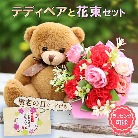 敬老の日 花 そのまま飾れる ブーケ 翌日配送 花束 ギフト 誕生日 プレゼント バラ 花瓶いらず スタンドブーケ 花 ギフト 50代 60代 70代 80代 送料無料 送料無料 ぬいぐるみ花束セット プレゼント ギフト 誕生日 母親 60代 50代 40代 30代