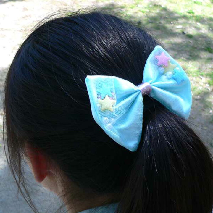 楽天市場 ヘアアクセサリー ヘアゴム キッズ 子供 女の子 髪飾り リボン まとめ髪 リボンヘアゴム バレエ用品 雑貨 ギフト クリスマスプレゼント 女の子 子供 プレゼント店 パールパティ