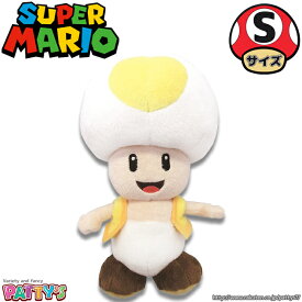 【スーパーマリオブラザーズ】きいろキノピオ【ぬいぐるみ】AC32 SUPER MARIO ALL STAR COLLECTION かわいい プレゼント ギフト もちもち ふわふわ やわらかい Nintendo -三英貿易-