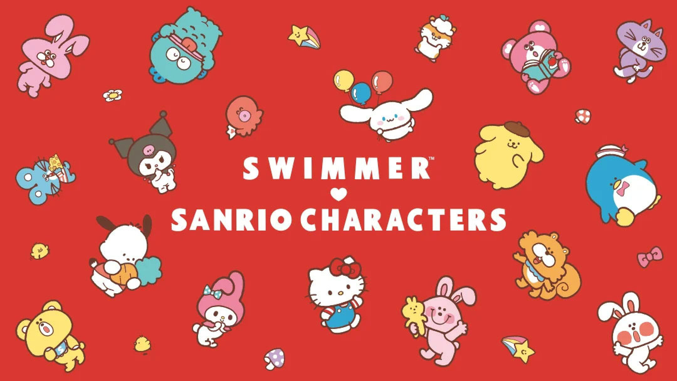 スイマー × サンリオ コラボ商品 SWIMMER sanrio