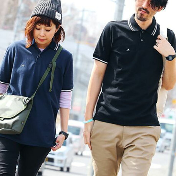 楽天市場 ポロシャツ ポロ シャツ 半袖 薄手 吸汗 速乾 ドライ 鹿の子 ライン入り 袖口 リブ衿 ワンポイント刺繍 メンズ 重ね着 トップス レディース 大きいサイズ 半そでカジュアル 40代 50代 父の日半袖ポロシャツ ギフト Alistair アリステア ｐａｔｙ