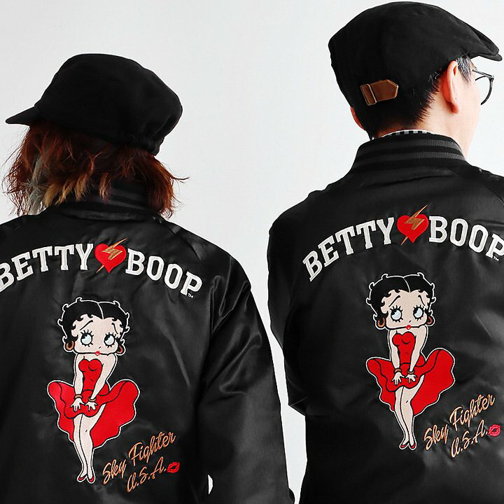 楽天市場】スカジャン ジャンパー ブルゾン ベティブープ Betty Boop 