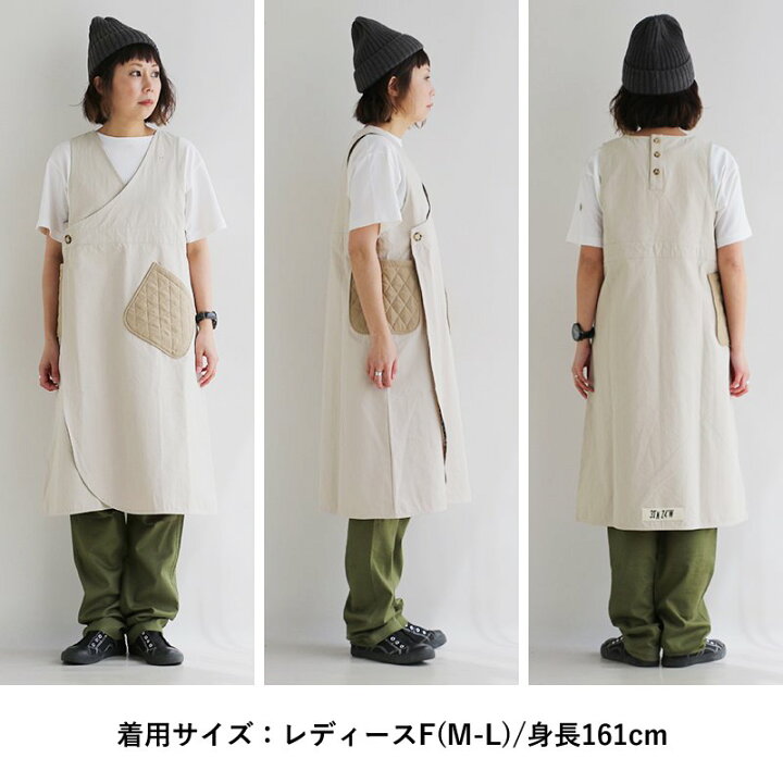 楽天市場】ワンピース レディース 綿麻 ガーデニング ロング丈 ひざ下 