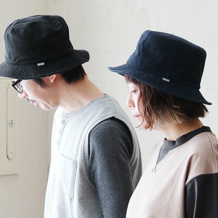 バケットハット 帽子 ストリート 男女兼用 ネイビーブラック 通販 ロゴ バケットハット ロック ストリートファッション 帽子 ユニセックス 黒