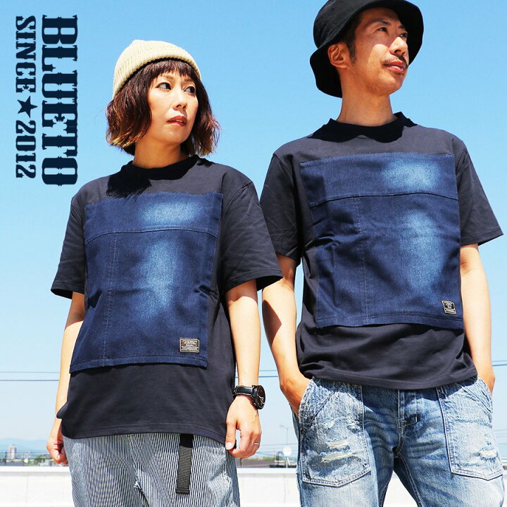 楽天市場 Tシャツ ティーシャツ 半袖 クルーネック リメイク風 ストレッチデニム 経年変化 インディゴ パッチワーク 切替 しっかり生地 メンズ レディース トップス 夏 夏服 アメカジ カジュアル メンズライク Patyブルート Blueto ブルート paty 楽天市場 Tシャツ ティーシャツ 半袖 クルーネック リメイク風 ストレッチデニム 経年変化 インディゴ パッチワーク 切替 しっかり生地 メンズ レディース トップス 夏 夏服 アメカジ カジュアル メンズライク Patyブルート Blueto ブルート paty