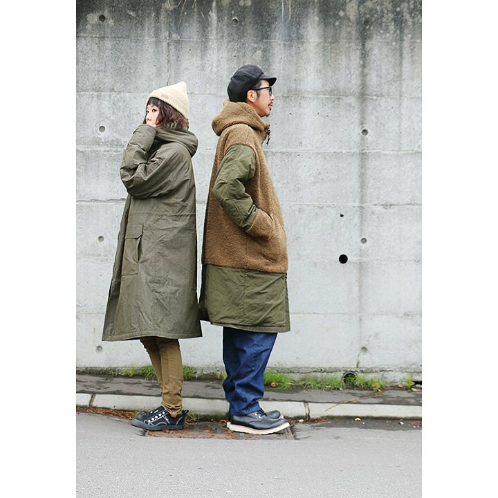 楽天市場】アウター ロングコート ボアコート ミリタリーコート 