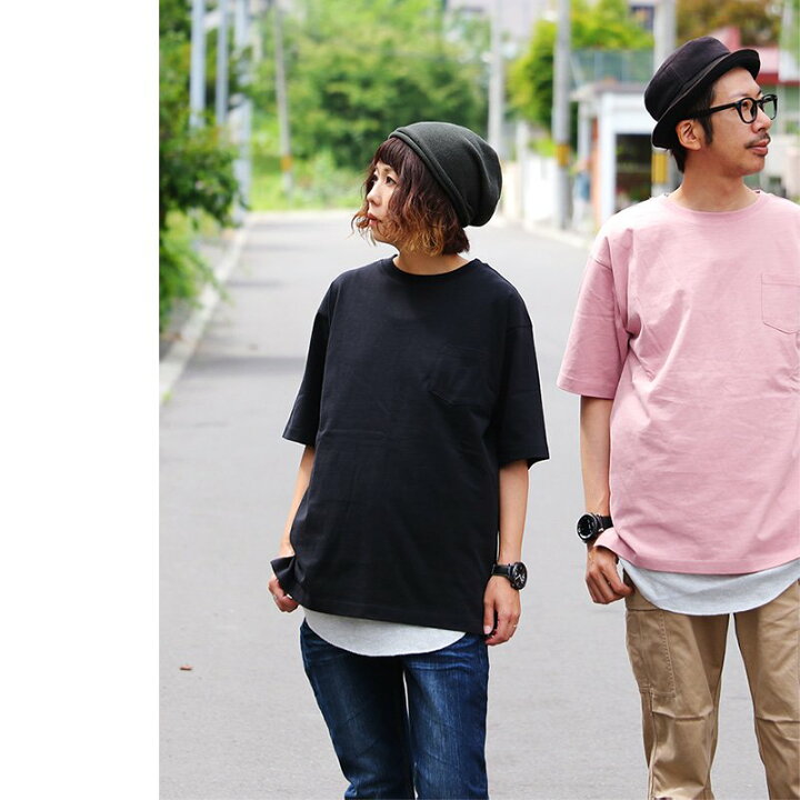 楽天市場 セット アンサンブル 2枚1組 タンクトップ タンク Tシャツ ポケット付き 重ね着 サーマル 米綿 オーバーサイズ ビック 着痩せ 体型カバー メンズライク カジュアル レディース メンズ ユニセックス メンズm メンズl ｐａｔｙ