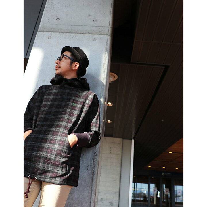 楽天市場 パーカー プルパーカー チェックパーカー メンズ レディース プルオーバー ストレッチ ハイネック 刺繍 裾ドローコード 袖長リブ 長袖 パーカー 春 着痩せ 体系カバー お尻隠れる 大人カジュアル 春 春服 Paty パティ Mr Lumberjack ｐａｔｙ