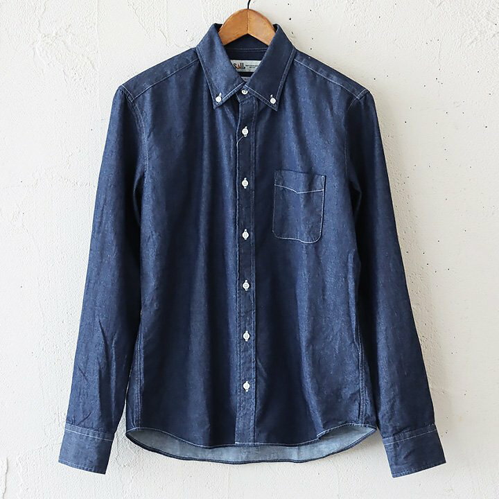 楽天市場】デニムシャツ メンズ レディース 長袖 日本製 コットン 綿 