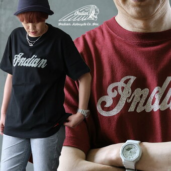 インディアン(INDIAN) tシャツ 半袖 クルーネック プリント 無地 ホワイト ブラック 綿100％ 夏 カジュアル アメカジ ヴィンテージ パティ
