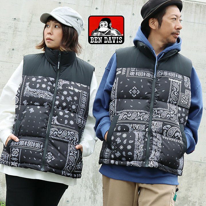 楽天市場】BEN DAVIS ベンデイビス ベスト メンズ レディース 重ね着 