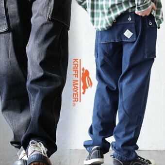 KRIFF MAYER(クリフメイヤー) クリフメイヤー モンキーパンツ ワイド ストレート ポケット ヒップポケット デニム パティ