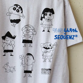 Tシャツ 半袖 メンズ レディース クルーネック バックプリント 発砲プリント クレヨンしんちゃん キャラクター 綿100％ コットン ヘビーウェイト しっかり生地 丈夫 ゆったり 大きいサイズ カジュアル 夏 パティ