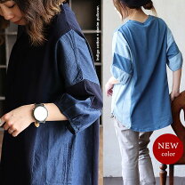 楽天市場】インディゴ（チュニック｜レディースファッション）の通販