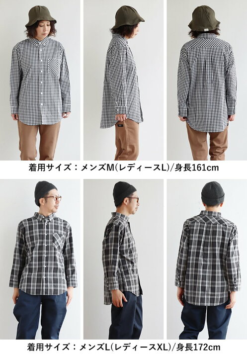 楽天市場】シャツ 7分袖 メンズ レディース チェック柄 ギンガム 