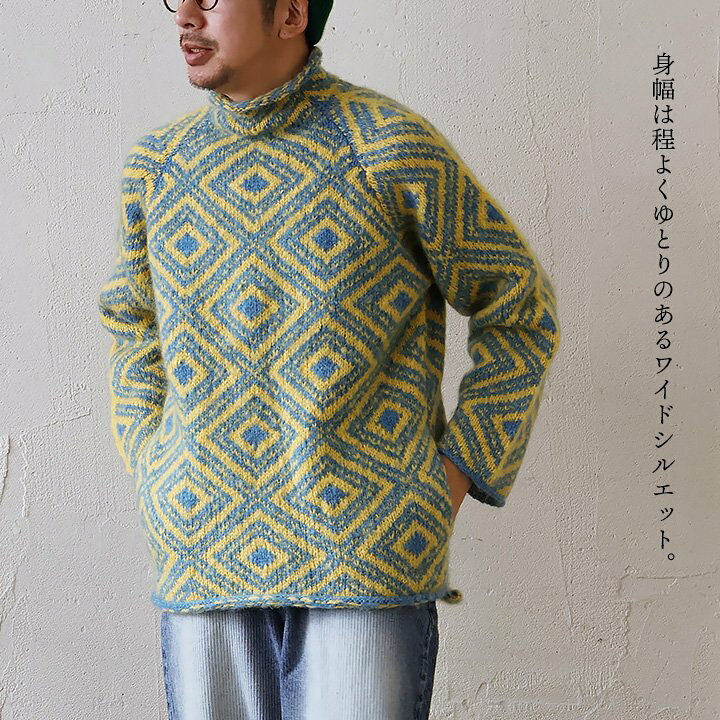 楽天市場】SLOW HANDS スローハンズ ニット セーター 長袖 ハイネック 