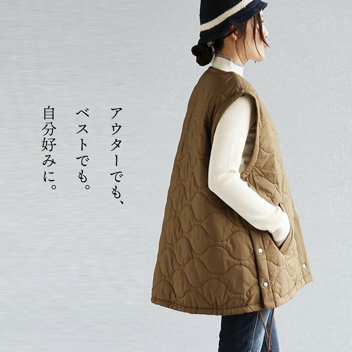 楽天市場】ジャケット キルティングジャケット ベスト レディース ノー 