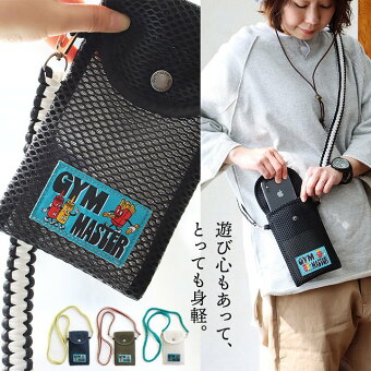 ジムマスター(gymmaster) ジムマスター ショルダーバッグ バッグ ポーチ コンパクト スマホショルダー メッシュ パティ
