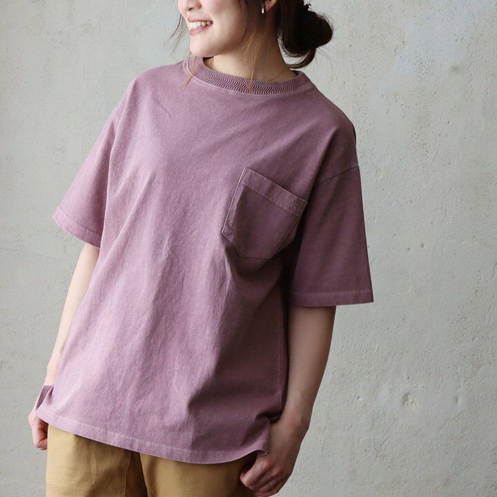 楽天市場】ユーズド カラー tシャツ メンズ レディース 半袖 5分袖  