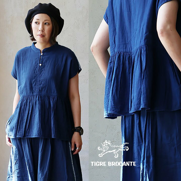 楽天市場】TIGRE BROCANTE ティグルブロカンテ シャツ 半袖 レディース 
