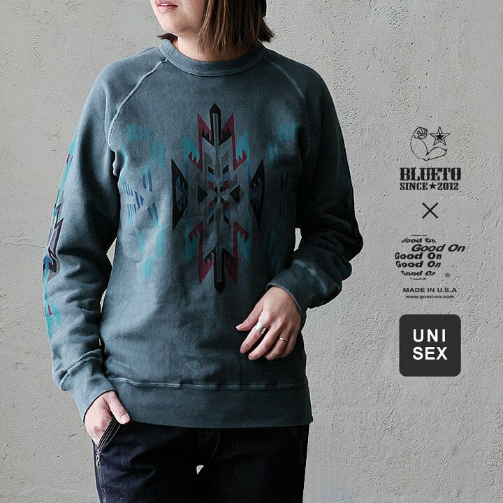 楽天市場】BLUETO×Good On 限定 トレーナー スウェット メンズ 