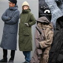 ベンチコート メンズ レディース 裏ボア Wジップ 袖リブ 軽量 撥水 ハイネック ICカードポケット カイロポケット 内ポ…