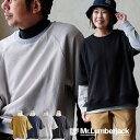 重ね着 カットソー メンズ レディース 5分袖 着痩せ ワイド ビッグシルエット 綿100 コットン 柔らかい 軽い 伸縮性 襟 裾 リブ ゆったり 二の腕 体型 カバー 刺繍 秋 大人 カジュアル パティ Mr.Lumberjack ミスターランバージャック