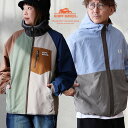 KRIFF MAYER クリフメイヤー マウンテンパーカー マンパー 長袖 メンズ レディース スタンドネック 配色 リバーシブル ナイロン コットン ゆったり 大きいサイズ カジュアル アウトドア 春 パティ