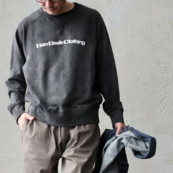 ベンデイビス トレーナー 長袖 クルーネック 70’s ヴィンテージ 古着 ブリーチ加工