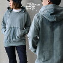 Good On グッドオン パーカー 長袖 メンズ レディース サンフェード加工 褪せ色 無地 ポケット リメイク フード 綿100…