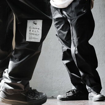ダックスター パンツ テーパード ジョグパンツ コットンツイル リフレクター プリント グログランテープ ウエストゴム パティ
