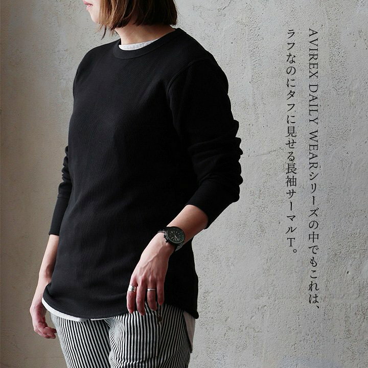 楽天市場】AVIREX アビレックス 長袖 tシャツ サーマル カットソー 