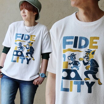 Tシャツ 半袖 クルーネック アニマル ネズミ ネコ 猫 プリント パイル地 柔らか 涼しい カジュアル 夏 パティ