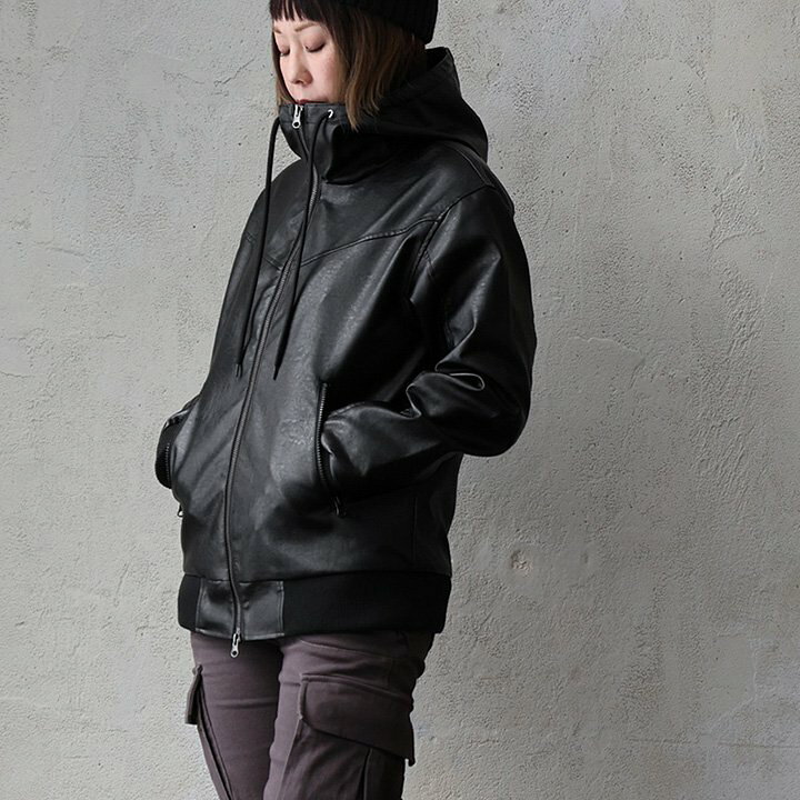 楽天市場】ブルゾン フェイクレザー レディース メンズ ライダース 